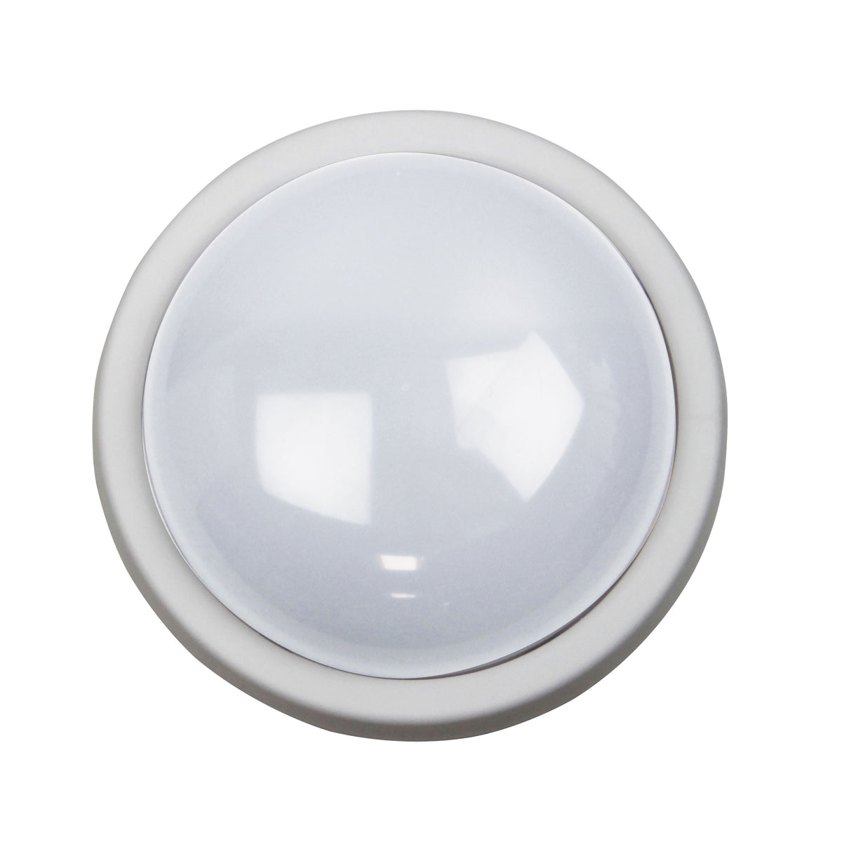 8W LED IP54 Double Insulated Bunker - Ossen White