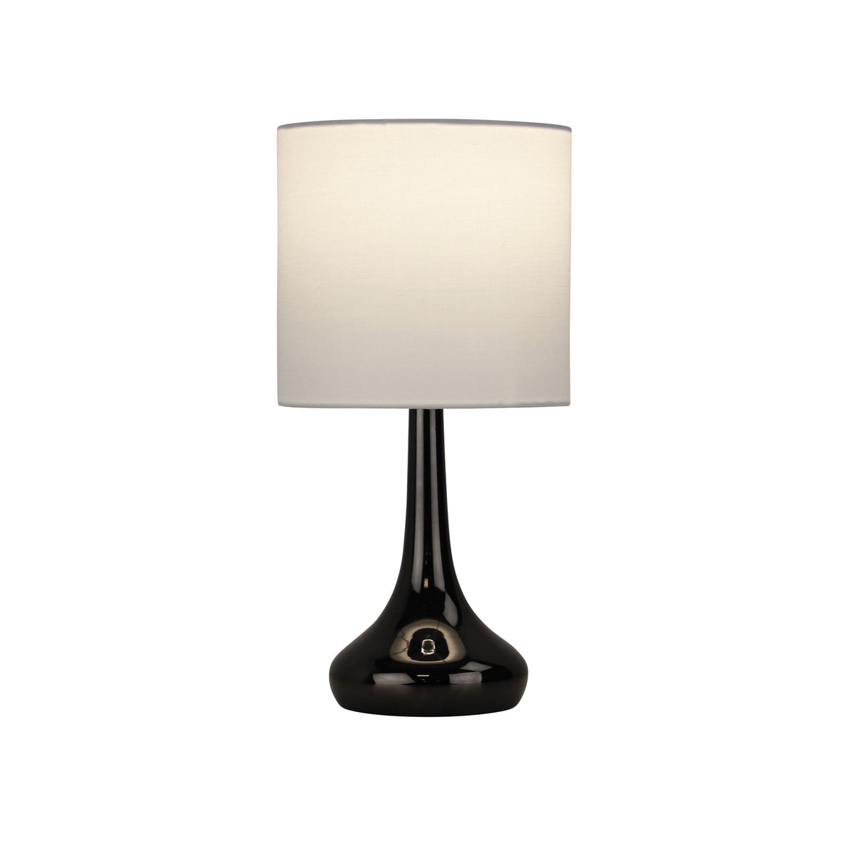 On / Off Touch Lamp in Gunmetal Finish - Lola Gunmetal
