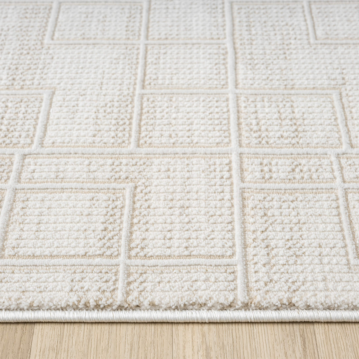Luxley 598 Linen Modern Rug