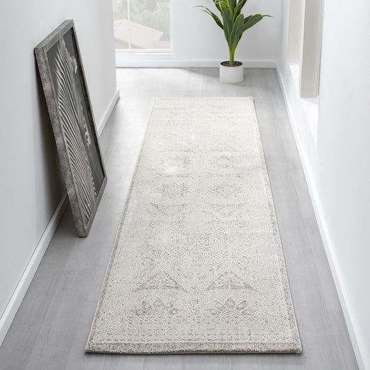 Nature 493 Stone Modern Hallway Runner