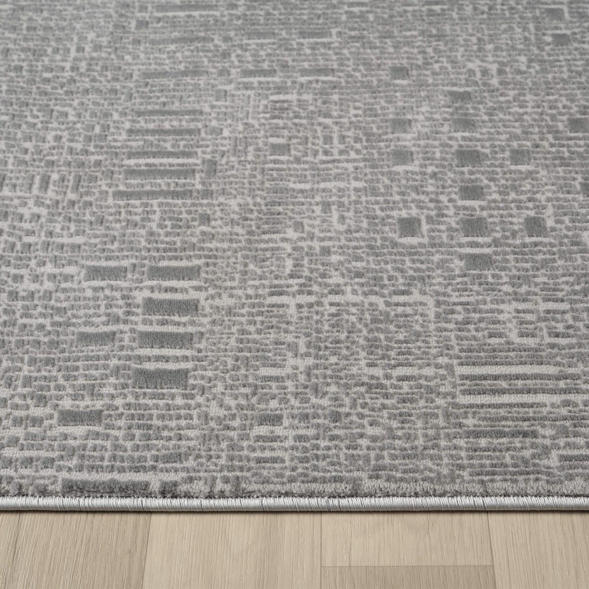 Noble 779 Slate Modern Hallway Runner