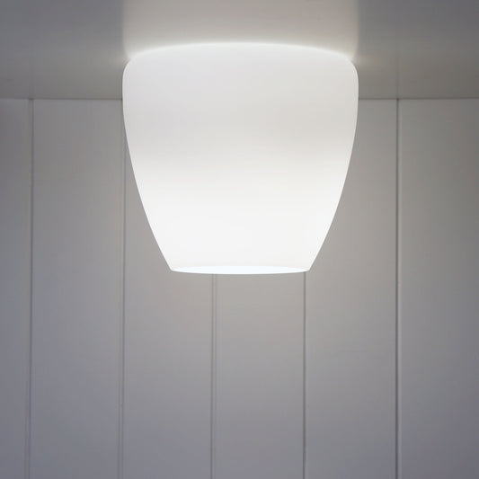 23cm Opal Matt Glass DIY Shade - Phil Large