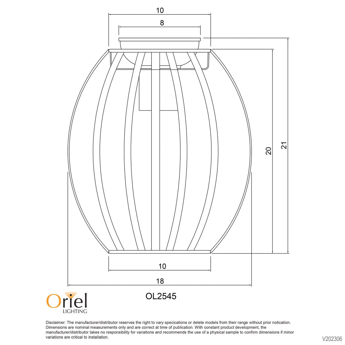 Industrial Style DIY Shade - Stave.18 White