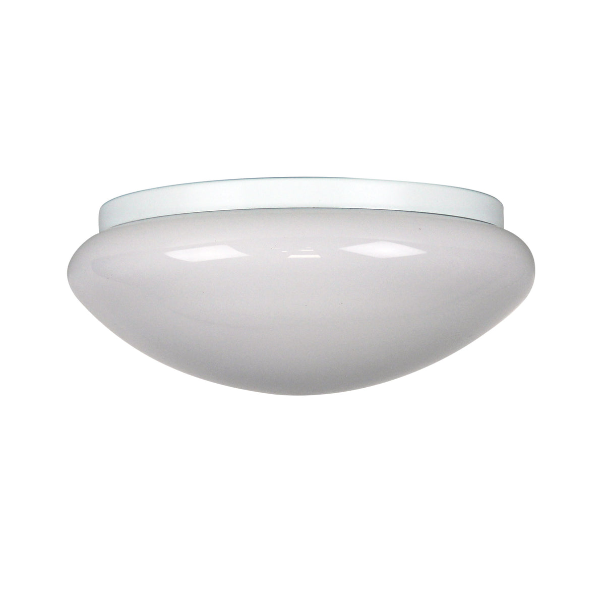 Opal Gloss Light for Ceiling Fan - Clipper White
