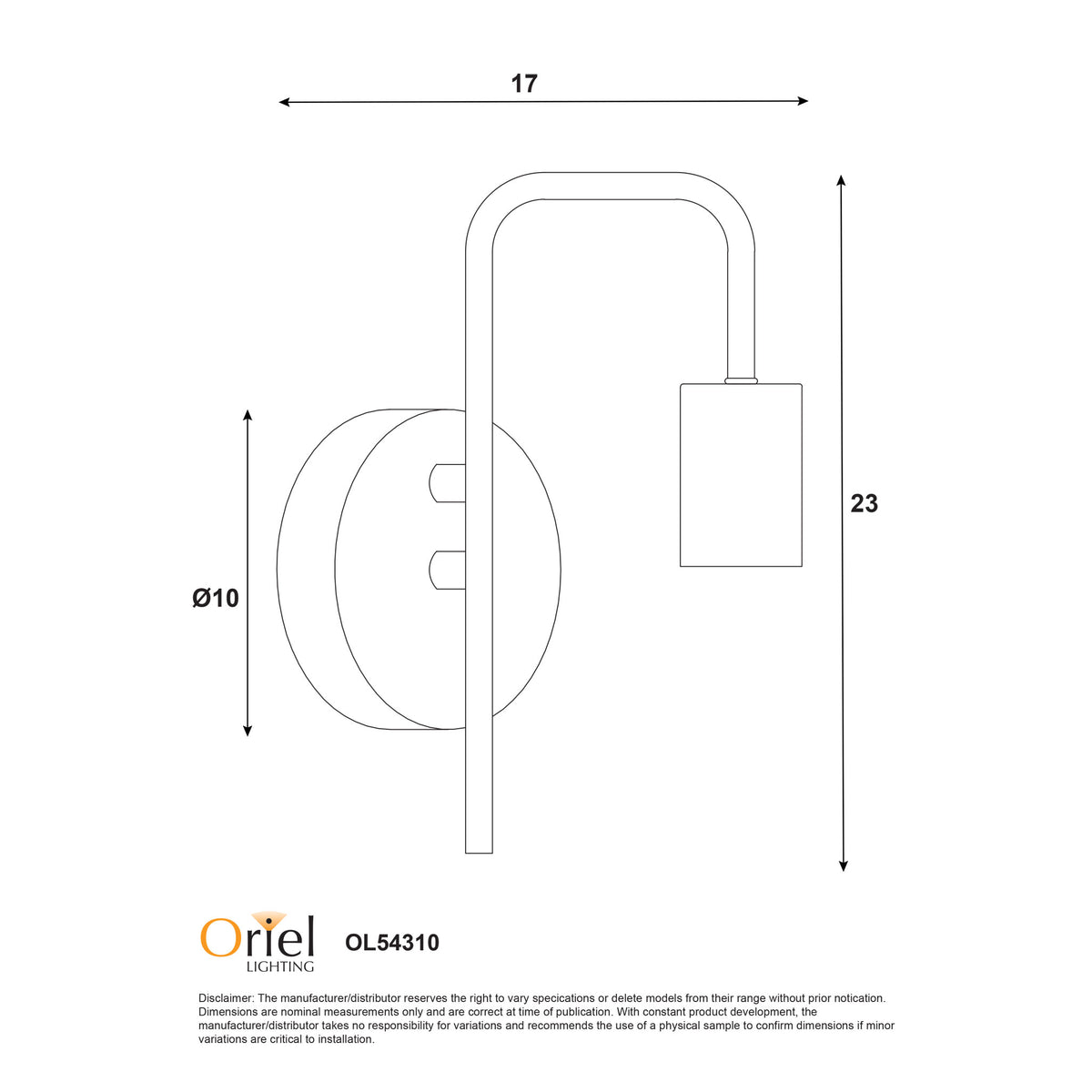Real Timber Wall Light - Lane Wall White