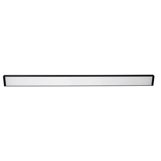 50W Tricolour LED Surface Mount Linear Light - Vana 150 CTS Black