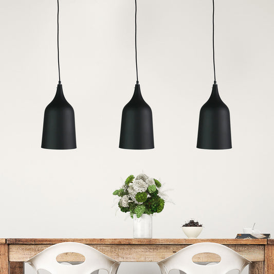 Contemporary Urban Pendant Black - Plato
