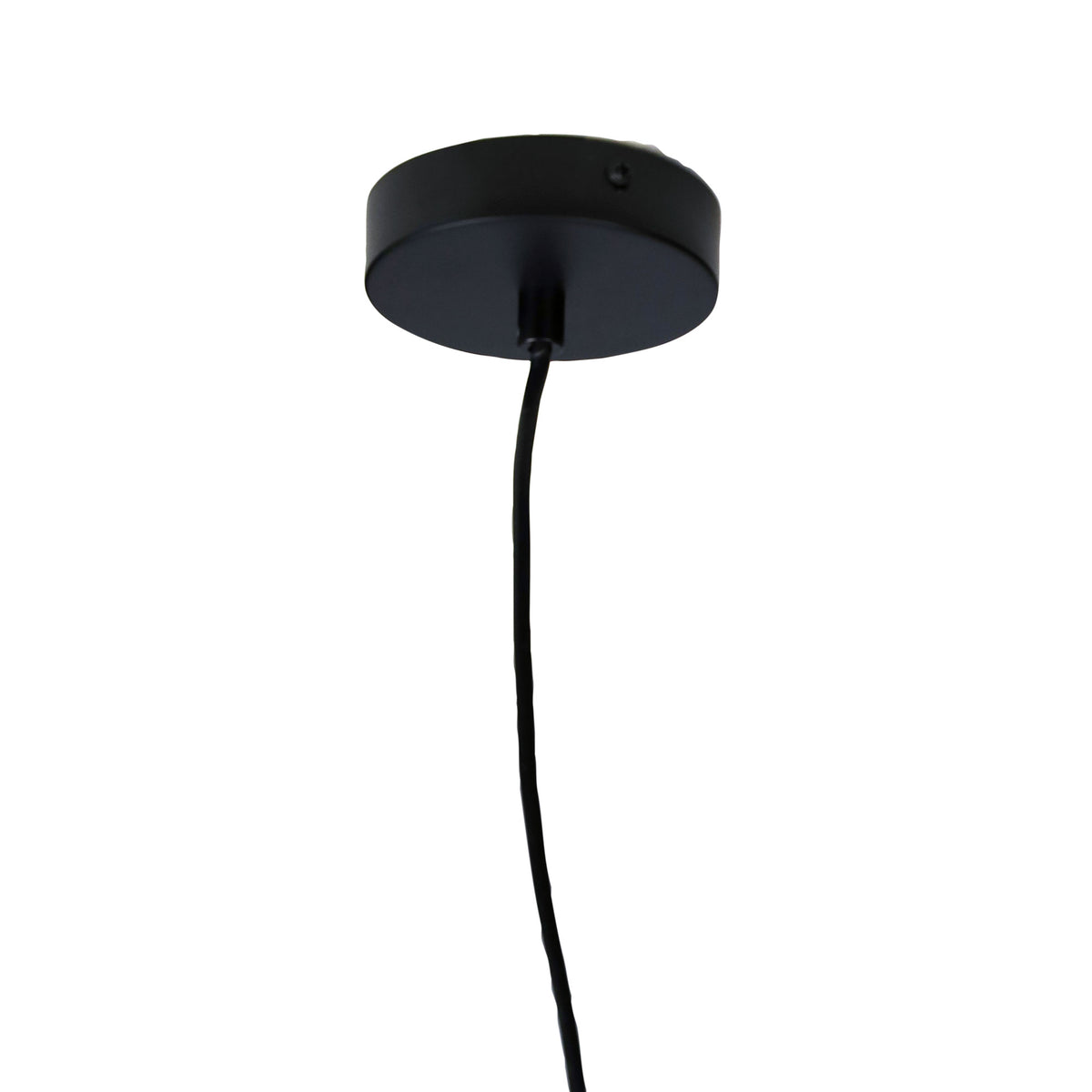 Black Retro Single Pendant - Bay.27