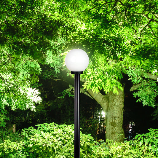 20cm IP44 Outdoor Acrylic Post Top - Galactic 20