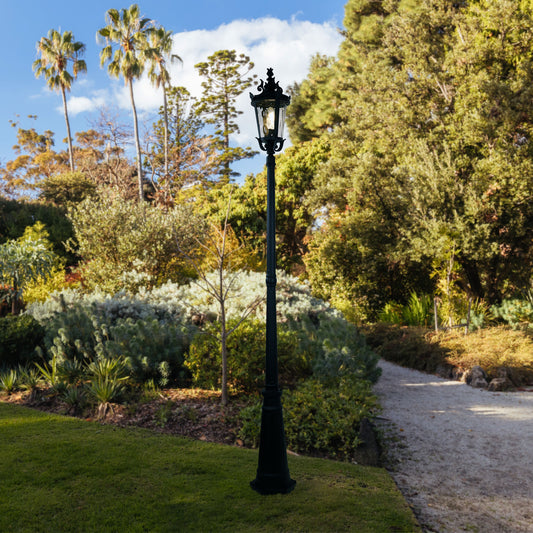 Traditional Outdoor Post Light - Albion Post