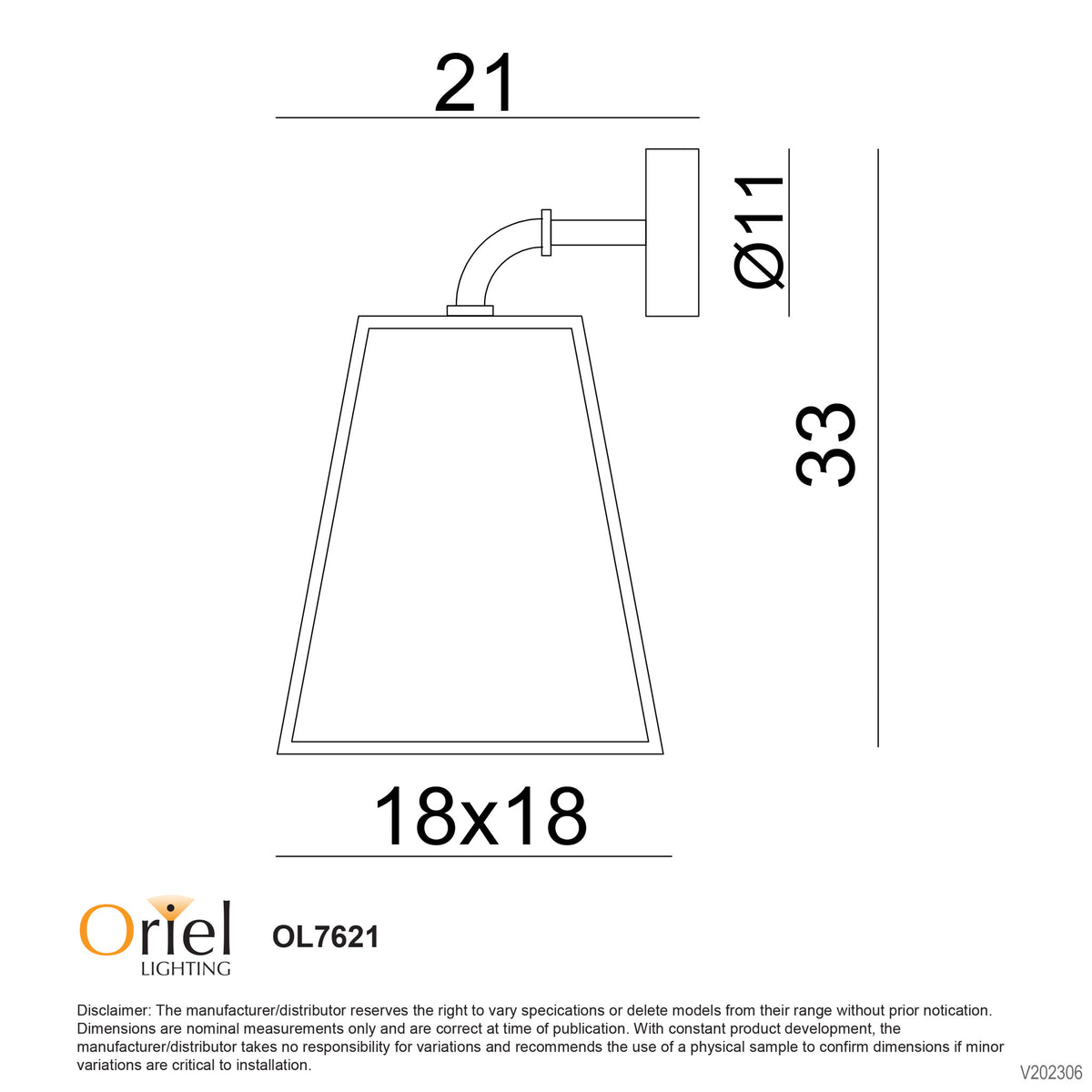Black Outdoor Wall Light - North Black