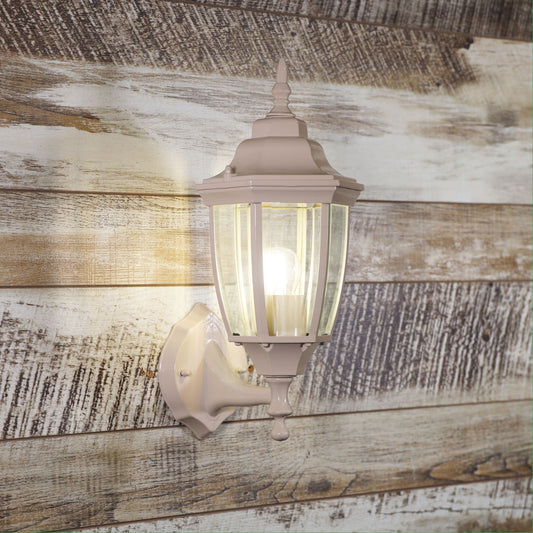 Traditional Outdoor Wall Light - Highgate Up Primrose