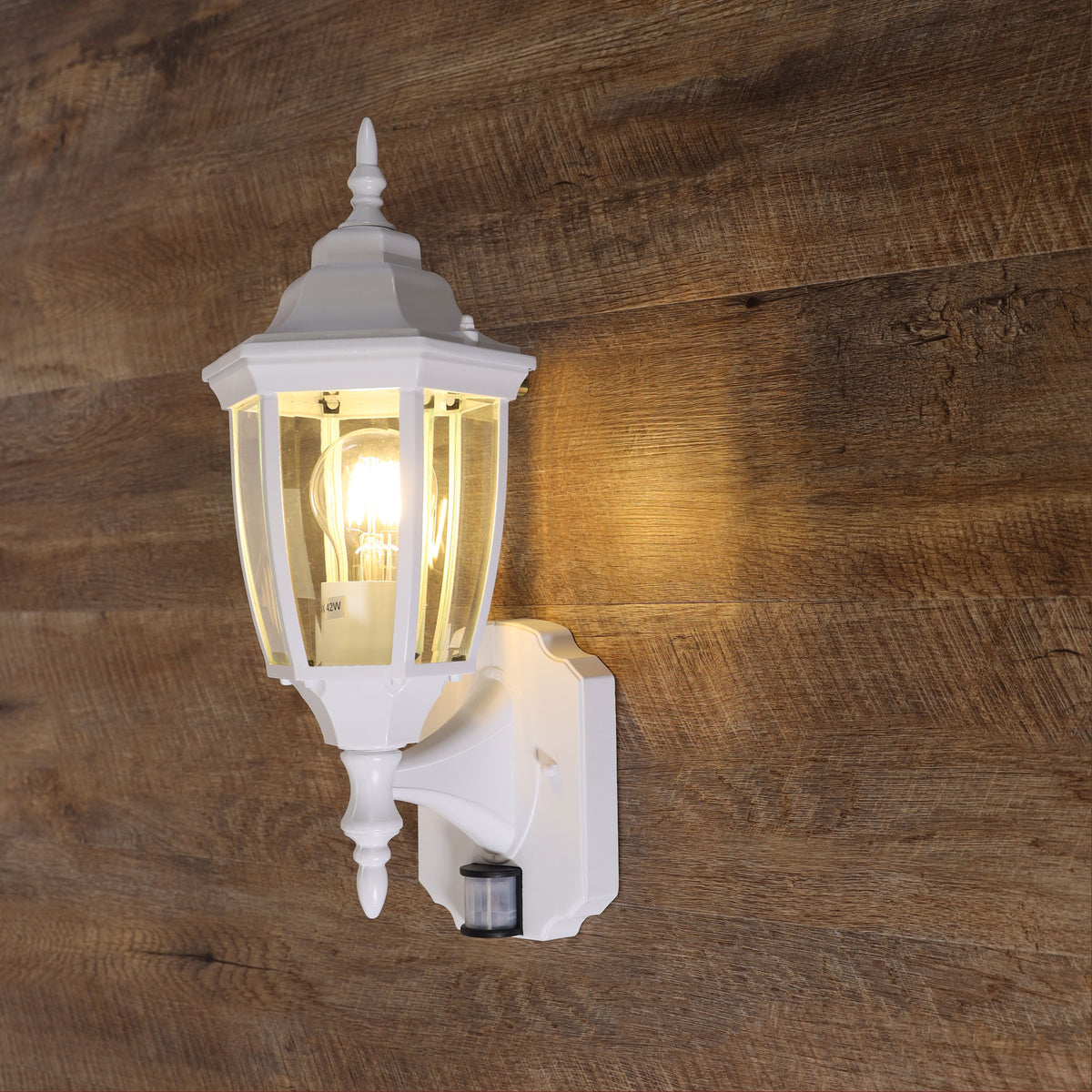 Outdoor Light with Motion Sensor - Highgate Sensor White