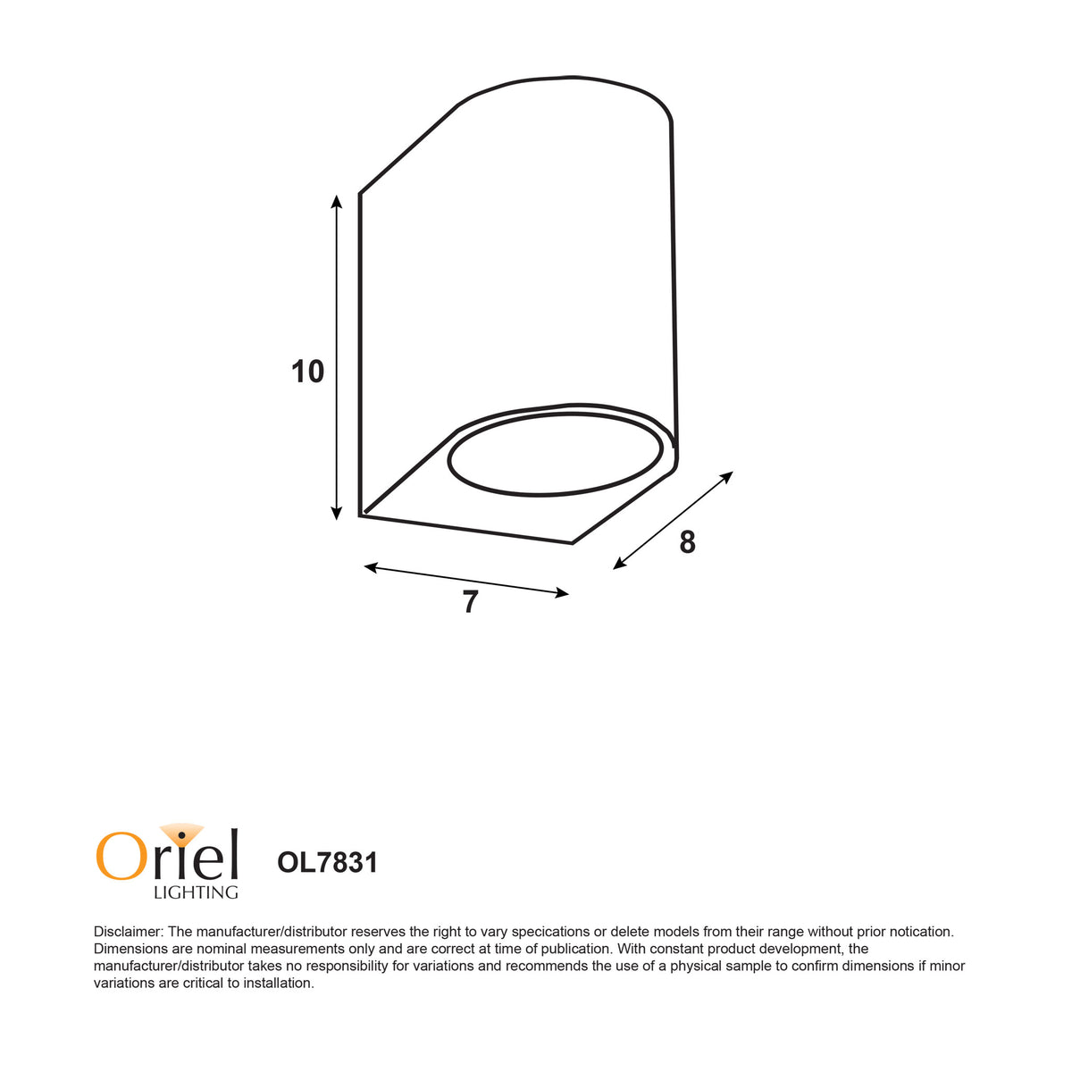 White Outdoor Wall Light - Hera Down White