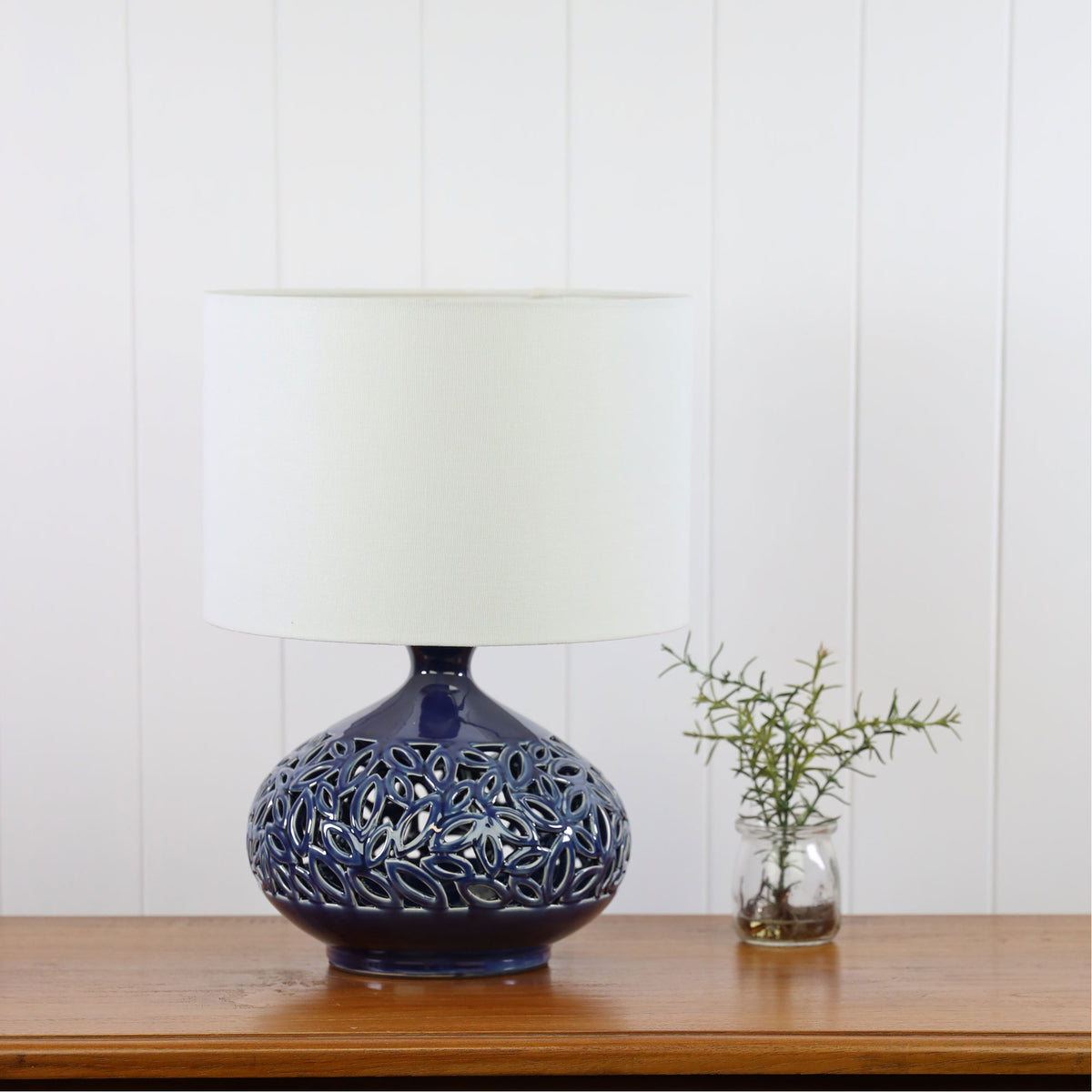 Ceramic Table Lamp with Shade - Douglas