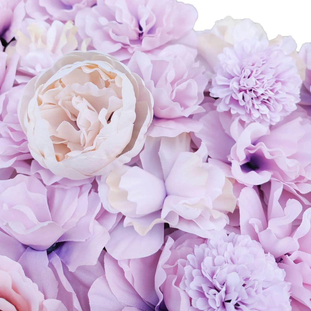 Artificial Flower Wall Backdrop Panel 40cm x 60cm Faux Pink Flowers - Image 3