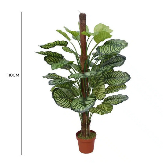 Artificial Calathea Plant in Pot 110cm - Image 2