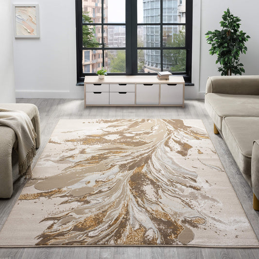 Relic 515 Gold Modern Rug