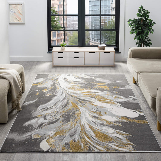 Relic 515 Slate Modern Rug