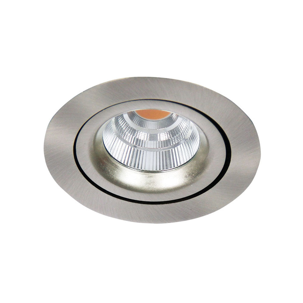 Dimmable Recessed LED Junistar Gyro - Gyro LED 2700K Brushed Steel
