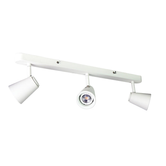 LED Ready GU10 Adjustable Spotlight - Zoom 3 Light Bar