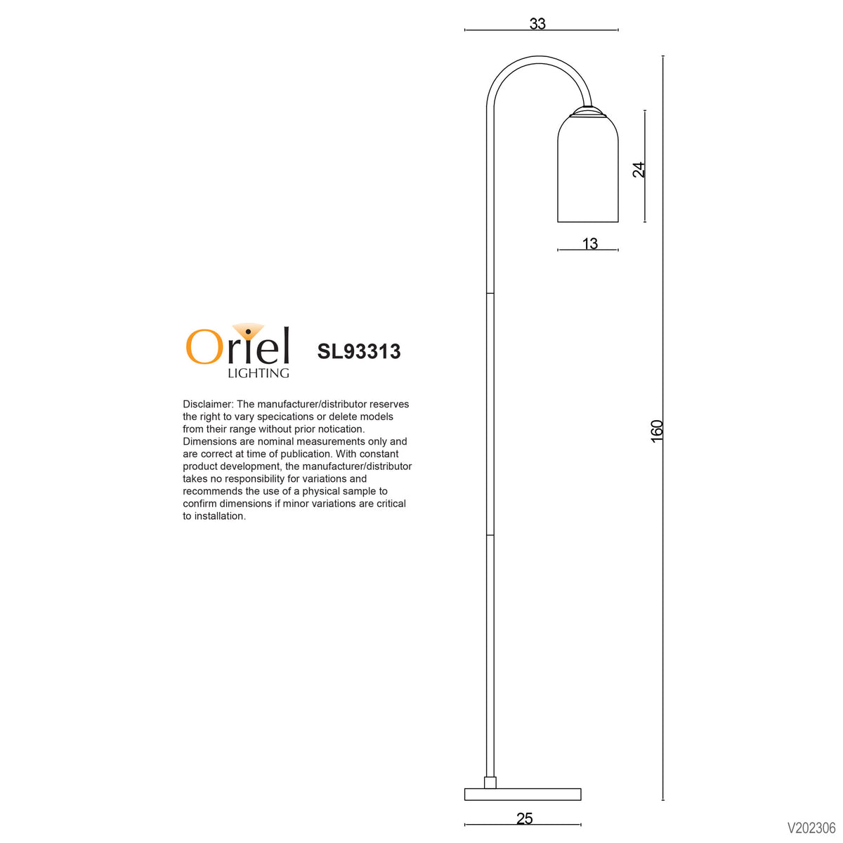 Opal Matt Glass Floor Lamp - Arlington Floor