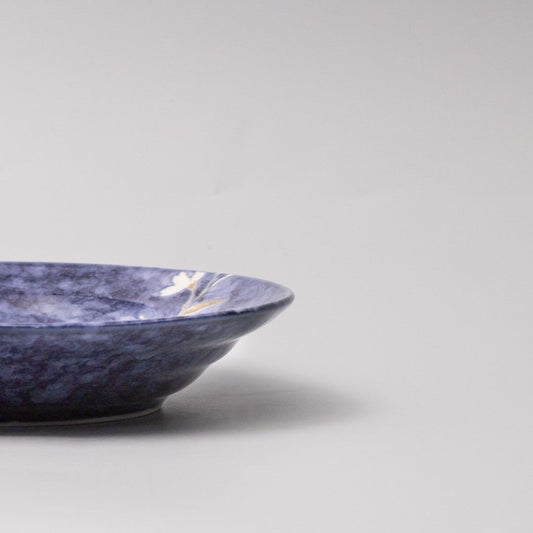 Bowl Open Shallow 20cm Indigo Sakura Design - Image 2