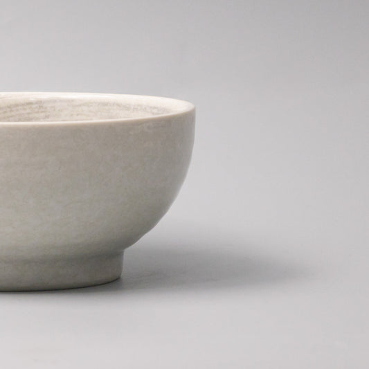 Bowl U Shaped 19cm Grey Swirl Glaze - Image 2
