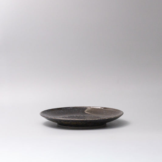 Plate 25cm Bronze Brushstroke Glaze - Image 2