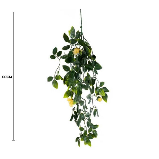 Yellow Mixed Hanging Foliage UV Resistant 60cm - Image 2