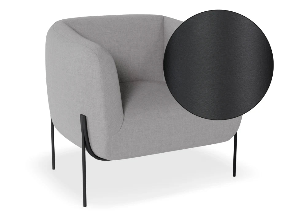 Belle Lounge Chair - Cloud Grey