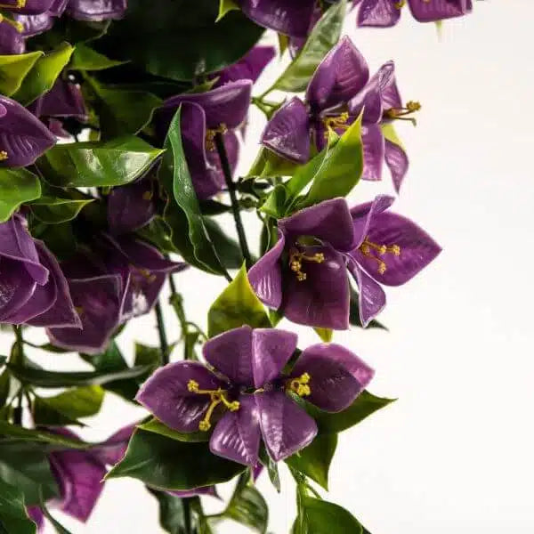Hanging Artificial Bougainvillea Plant Purple UV Resistant 90cm - Image 3