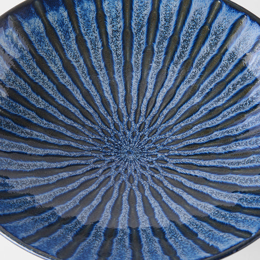 Serving Bowl 28cm Water Channels Glaze - Image 2