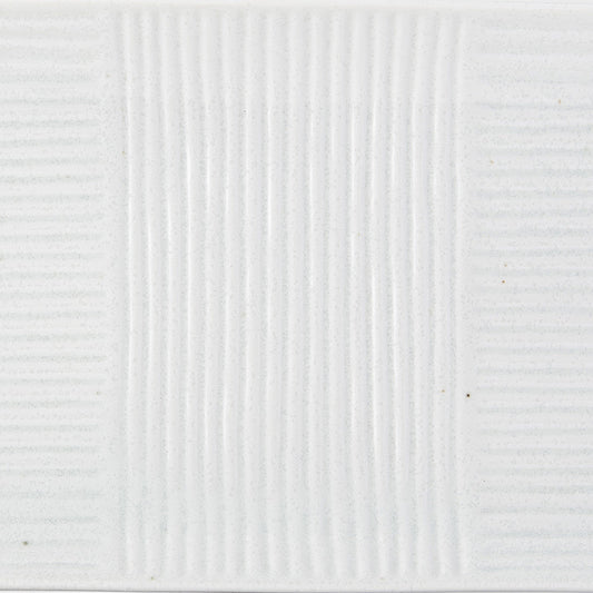 Sushi Plate 21cm Line White Design - Image 2
