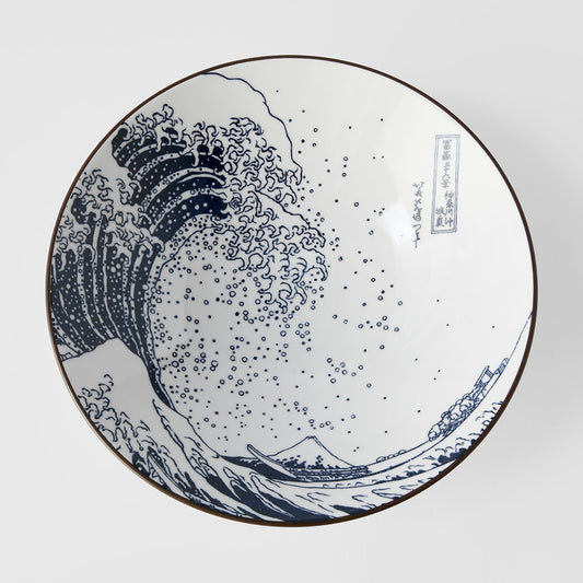 Ramen Bowl 24.5cm Hokusai Great Wave Design - Image 2