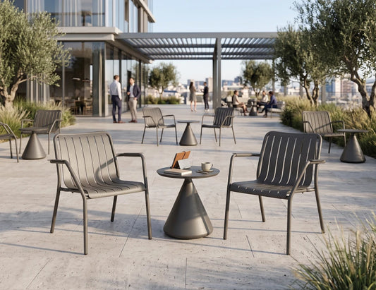 Roku Lounge Chair - Outdoor - Charcoal