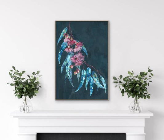 Gordon Gum Leaf Framed Canvas 90cm - Image 2