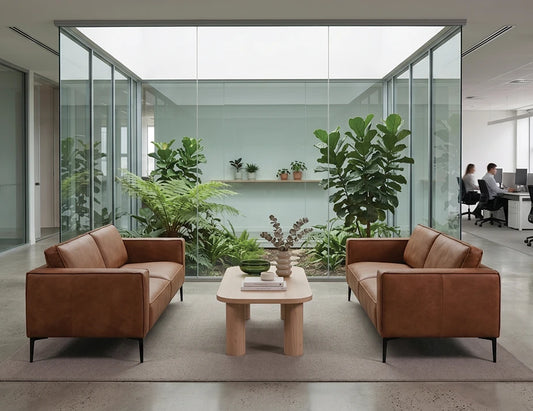 Enzo 3 Seat Sofa - Colorado Tan Leather Mix