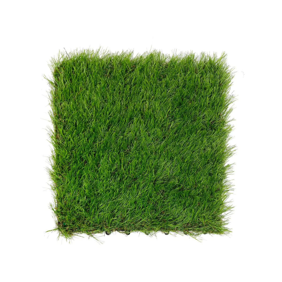 9 Pieces of Interconnecting Artificial Grass Decking Tiles (UV Resistant) 30cm x 30cm - Image 5