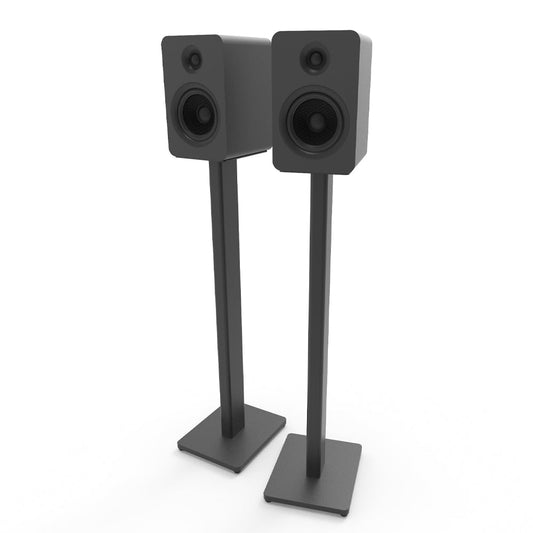 Kanto ST34 34" Universal Bookshelf Speaker Floor Stand - Black, Pair