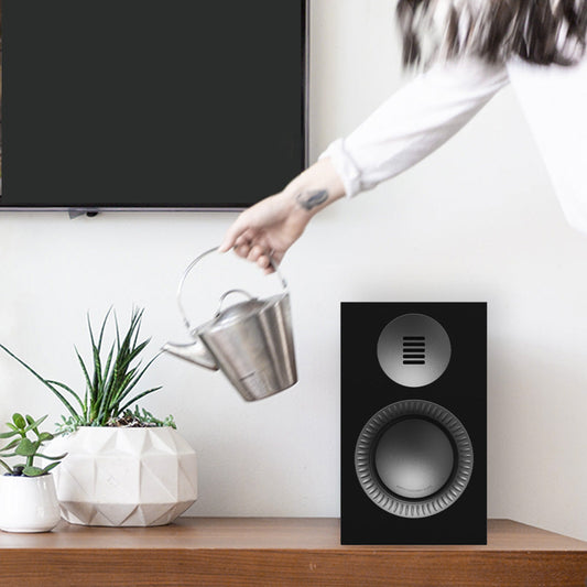 Kanto TUK (2nd Gen) 260W Premium Powered Speaker System with Bluetooth 5.4, Dual RCA and USB-C Inputs - Matte Black w/ Gunmetal
