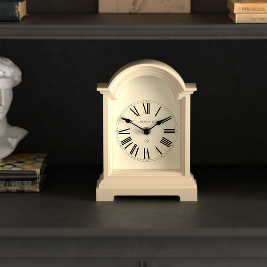 Newgate Fillmore Mantel Clock-Vanilla Cream