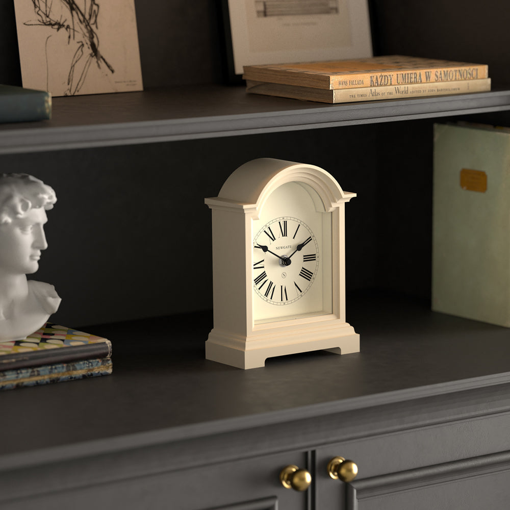 Newgate Fillmore Mantel Clock-Vanilla Cream