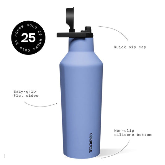 Corkcicle Sport Canteen - 600ml Walnut Wood