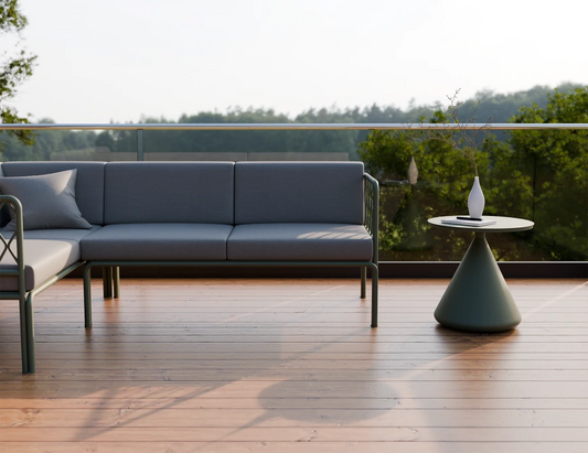 Kora Side Table - Outdoor - Eucalyptus Green