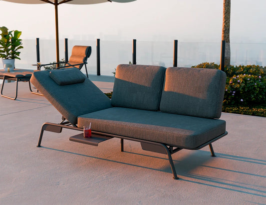 Arla Outdoor Sofa - Charcoal - Outdoor