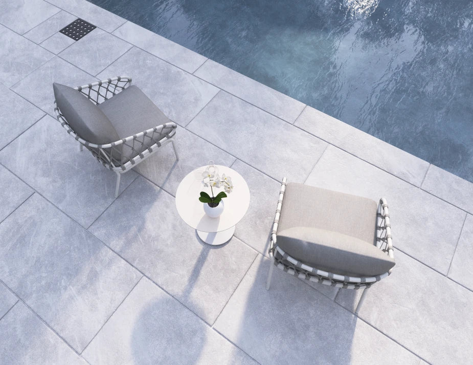 Kara Lounge Chair - Outdoor - Single - White