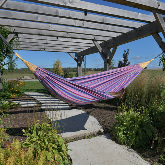 Vivere Latin Double Cotton Hammock - Fiesta