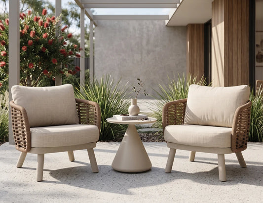 Kora Side Table - Outdoor - Latte
