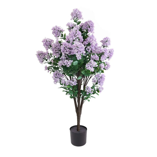 Flowering Lilac Crepe Myrtle Tree 120cm UV Resistant - Image 2